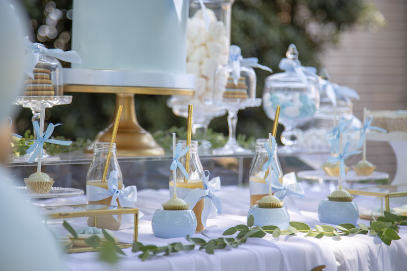 Tavolo battesimo azzurro  Tavolo battesimo, Decorazioni battesimo bambino,  Festa battesimo bambino